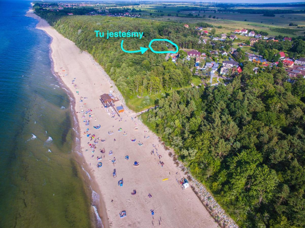 Domki Przy Morzu Pustkowo Bagian luar foto